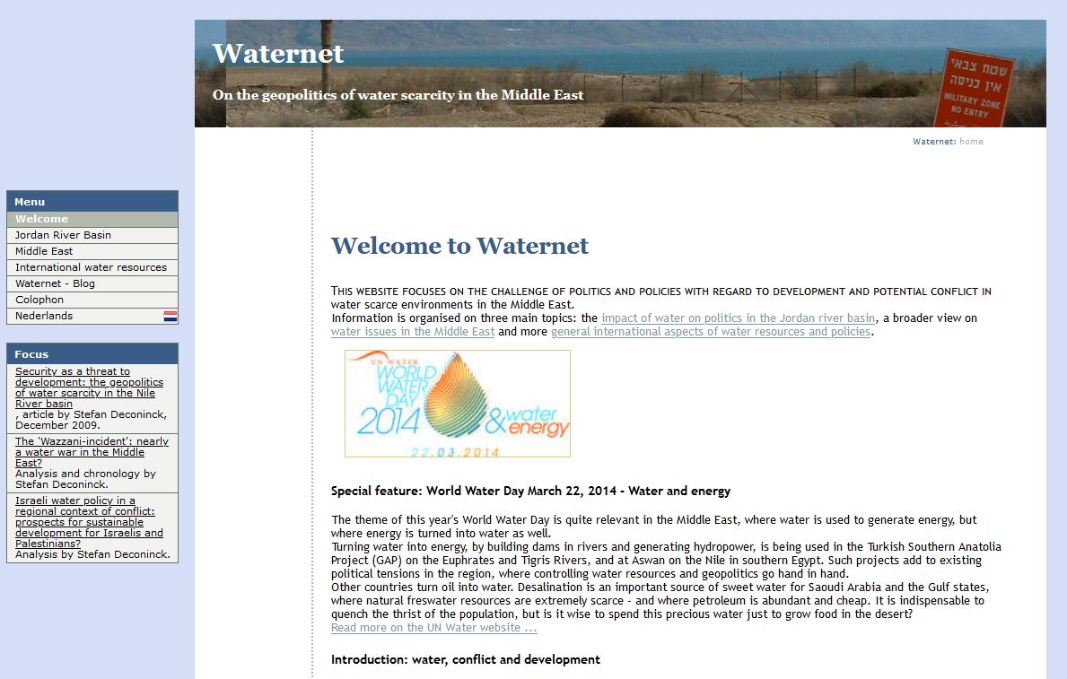 screenshot waternet 2014